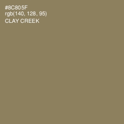 #8C805F - Clay Creek Color Image